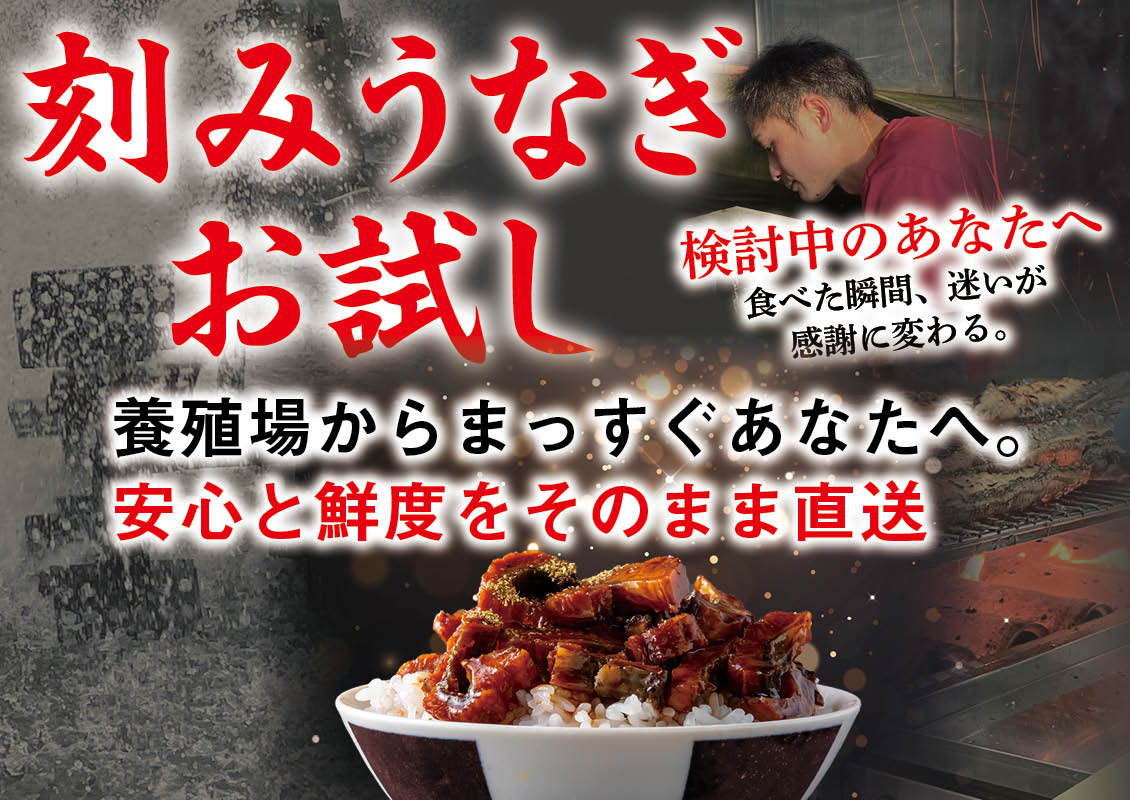 国産きざみうなぎお試しセットバナー