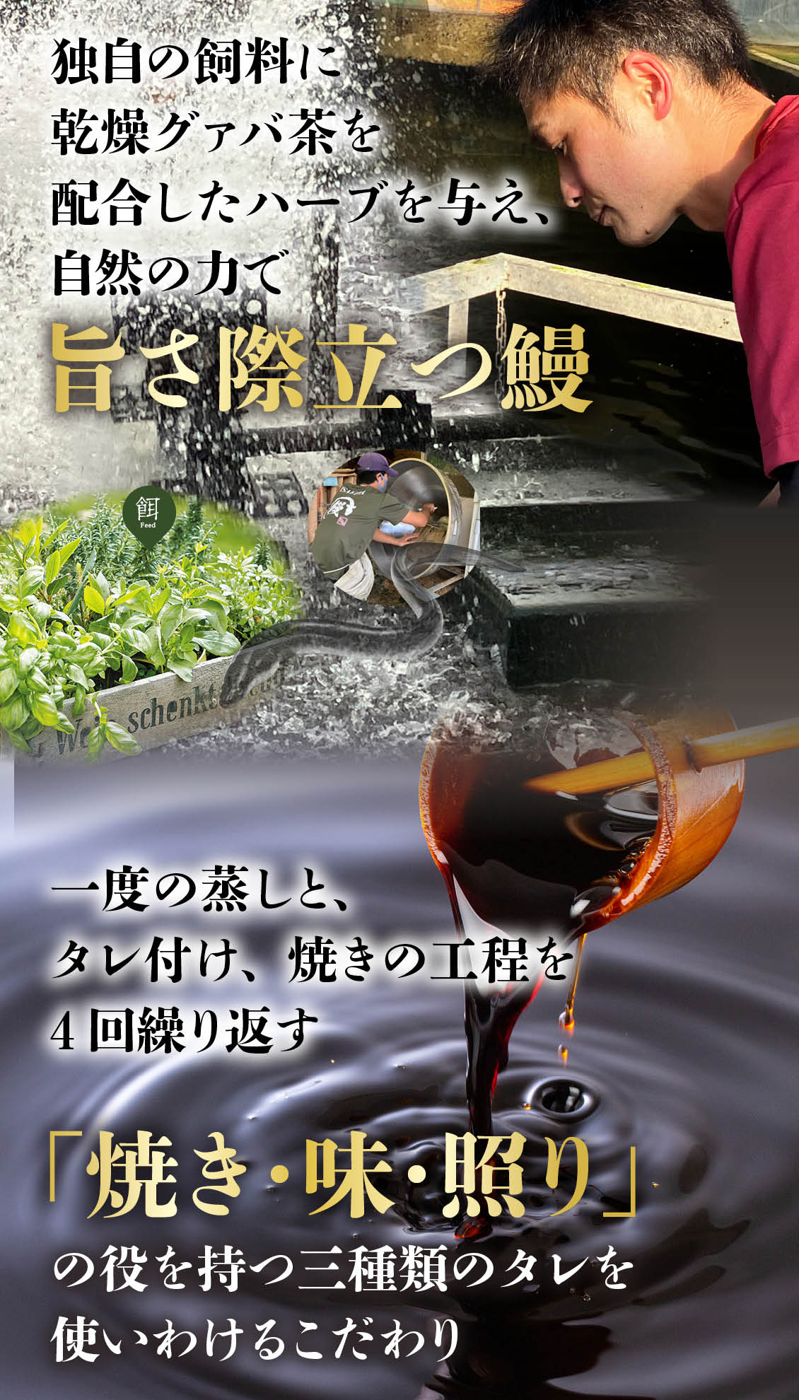 焼きとタレの工程